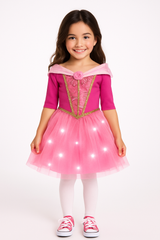 Disney Sleeping Beauty Aurora Light-Up Princess Dress for Kids
