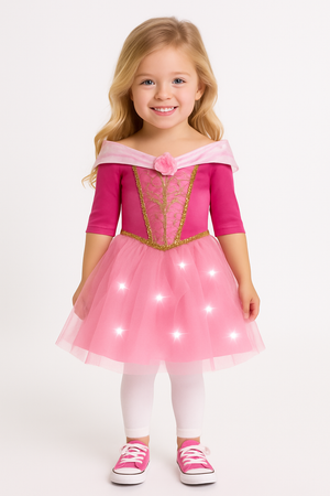 Disney Princess Aurora Light-Up Sleeping Beauty Costume for Kids - Child M (8-10)