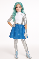 Disney Zombies 3 Addison Alien Girl's Halloween Costume with Light-Up Features