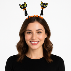 Halloween Tassel Kitty Cat Headbopper