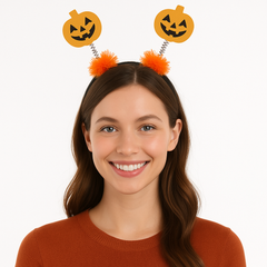 Happy Pumpkin Halloween Headbopper