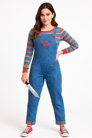 Women's Chucky Costume from Child's Play - Adult XL (14-16)