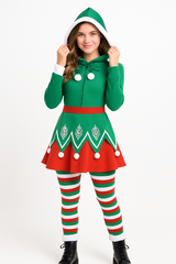 Adult Sassy Elf Christmas Costume