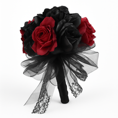 Gothic Rose Halloween Bouquet