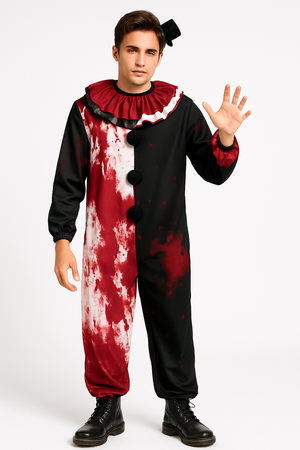 Men's Art the Clown Terrifier Halloween Costume - Adult One Size