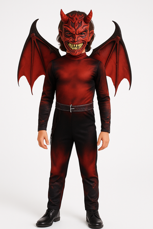 Devil Boy Halloween Costume for Kids - Child L (12-14)