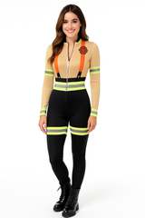 Women's Firefighter Catsuit Halloween Costume