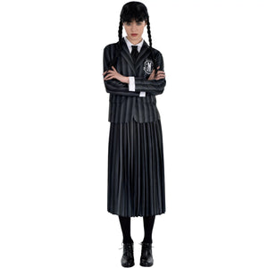 Women's Nevermore Academy Wednesday Costume - Adult L (10-12)