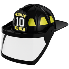 Authentic Firefighter Helmet Costume Accessory for Adults
