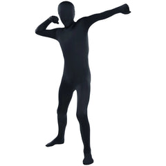 Kids' Black Head|to|Toe Halloween Costume Suit