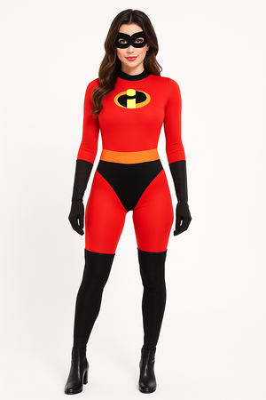 Plus Size Mrs. Incredible Halloween Costume - Disney-Pixar's The Incredibles - Adult L (10-12)