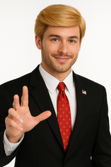 Blonde Combover Wig for Halloween Costumes