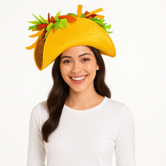 Fiesta Fun Giant Taco Hat - Novelty Wearable Accessory