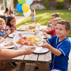 Home Run Baseball Paper Plates - 10.5" Round (20 Ct)