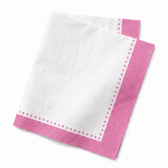 Bright Pink Premium Buffet Napkins - 8 In. x 4 In.