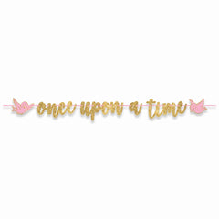 Disney Princess "Once Upon A Time" Glitter Letter Banner