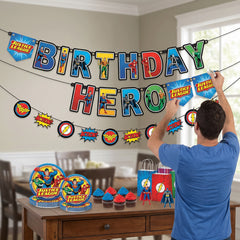 Justice League "Birthday Hero" Banner Kit