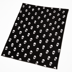 Spooky Skulls Halloween Throw Blanket