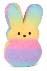 Easter Peeps Rainbow Bunny Plush Toy, 9-Inch