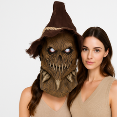 Creepy Possessed Scarecrow Mask for Halloween