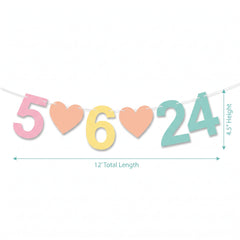 Customizable Due Date Baby Shower Banner