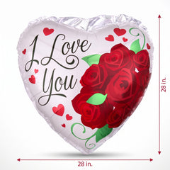 Heartfelt Love Foil Super Shape Balloon - 28"