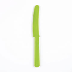 Lime Green Economy Plastic Knives - 7.5 in.
