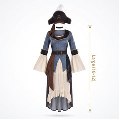 Elegant Posh Pirate Women's Halloween Costume - Adult L (10-12)