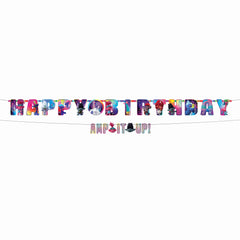 Trolls World Tour Customizable Birthday Banner Kit