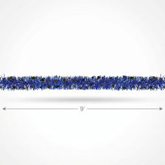 Royal Blue Graduation Tinsel Garland Boa - 9 ft
