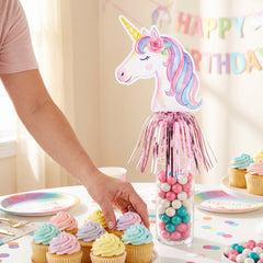 Enchanted Unicorn Centerpiece Stick for Kids Birthday