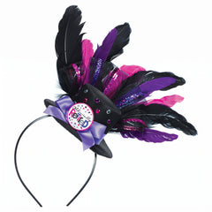 "Officially Retired" Feather Fascinator Headband for Retirement Celebrations