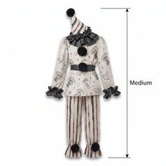 Creepy Clown Girl Halloween Costume - Child M