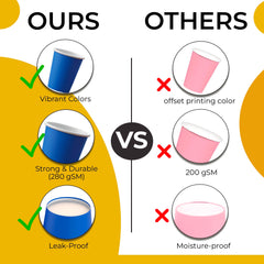 Unleashed - 9 Oz. Dark Blue Paper Cups - 100 Ct.