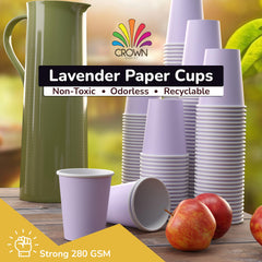 9 Oz. Lavender Paper Cups | Case of 1000