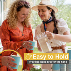 Unleashed - 9 Oz. Light Blue Paper Cups - 100 Ct.