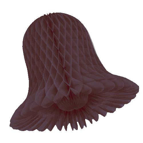 15 In. Black Honeycomb Tissue Bell