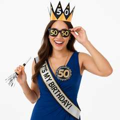Regal 50th Birthday Celebration Party Kit