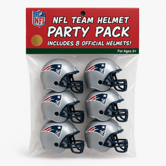 New England Patriots Mini Helmet Decoration - 8 Pack