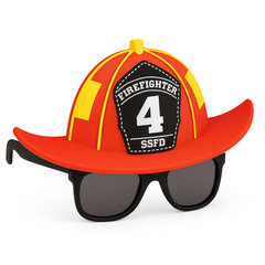 Kids Firefighter Sunglasses Costume Accessory