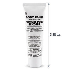 White Body Paint - Non-Toxic Team Spirit Makeup (100ml)
