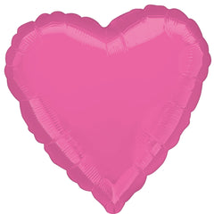 Bright Bubblegum Pink Heart Foil Balloon