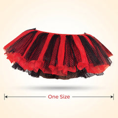 Red & Black Halloween Tutu Skirt