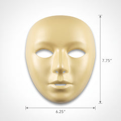 Gold Full Face Mask - Perfect for Team Spirit and Costume Events