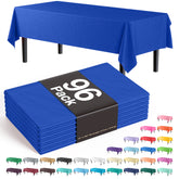 Premium Dark Blue Plastic Table Cover | Case of 96