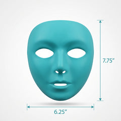 Turquoise Full Face Team Spirit Mask