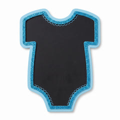 Baby Onesie Chalkboard Easel Sign for Baby Showers