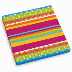 Vibrant Fiesta Beverage Napkins