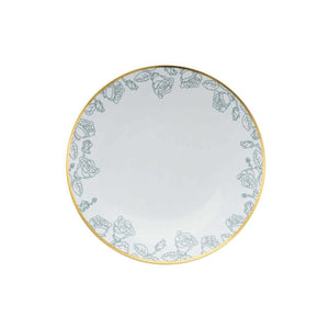 8 In. Roses Design Plastic Plates | 120 Count
