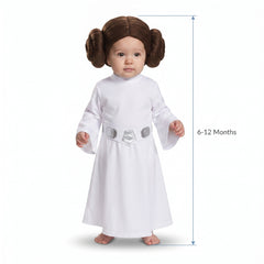 Infant Star Wars Princess Leia Costume with Wig - Infant (6-12 Months)